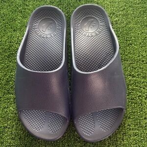 Pure Stride Navy Therapeutic Arch Support Slide Sandals